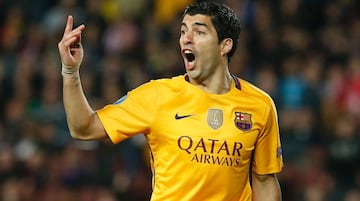 Luis Suárez scored 195 goals for Barcelona.